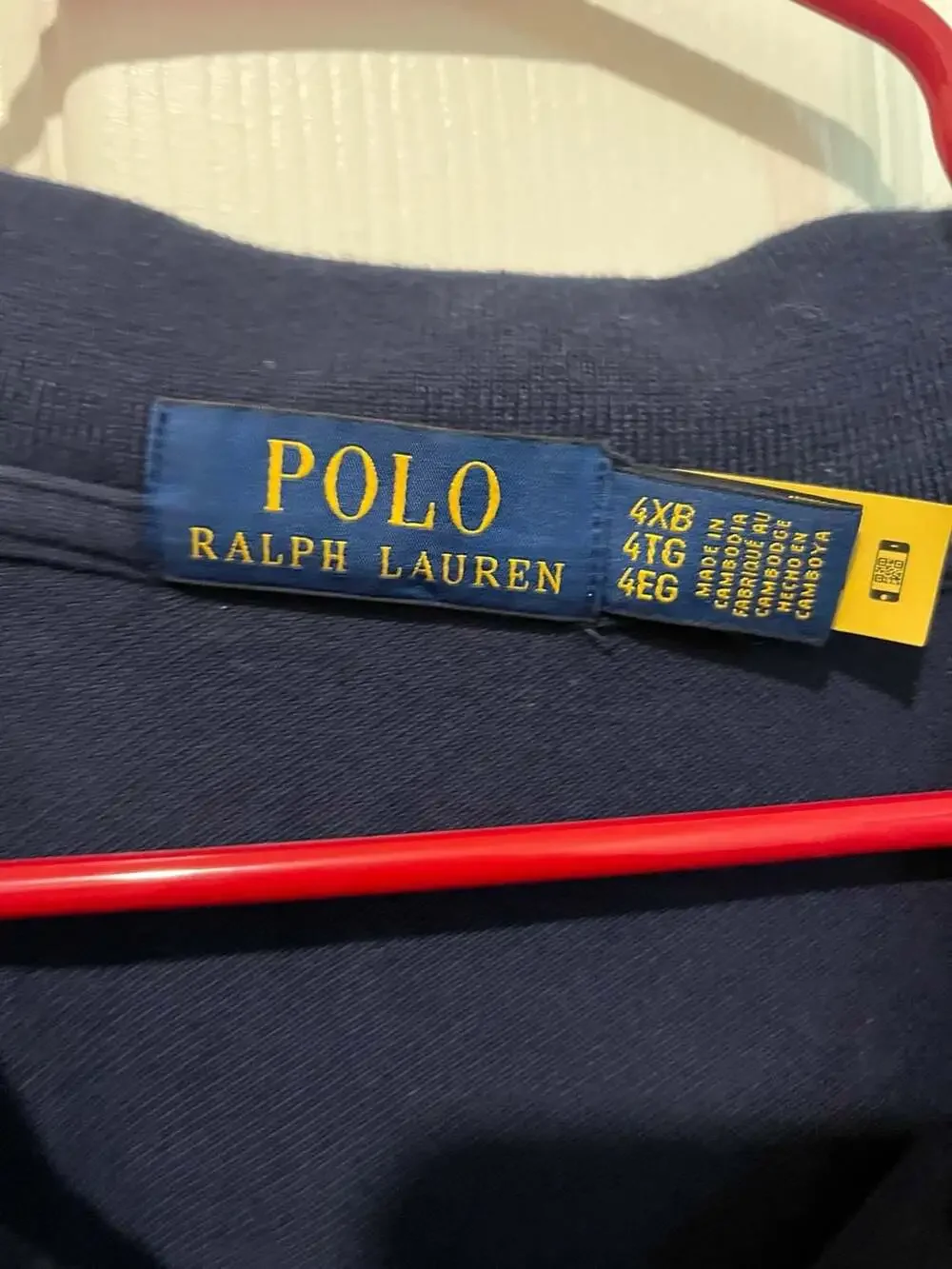 Polo Ralph Lauren Big & Tall Spell Out Logo Pique Polo Shirt wore 2 times paid 1